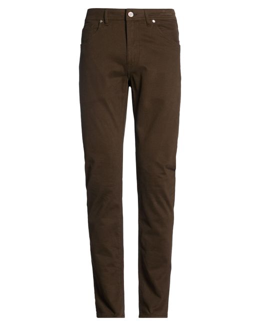 Fedeli Brown Military Jeans Cotton, Cashmere, Elastane for men