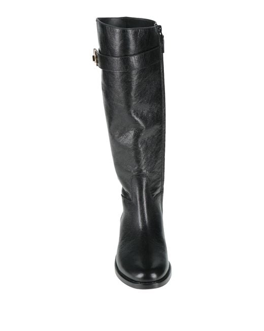 Tory Burch Black Boot Goat Skin