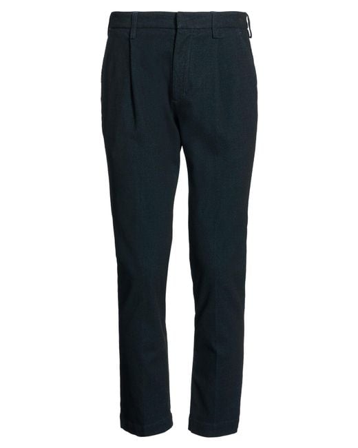 Entre Amis Blue Midnight Pants Cotton, Polyester, Viscose, Elastane for men