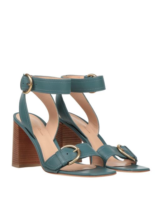 Gianvito Rossi Blue Sandals