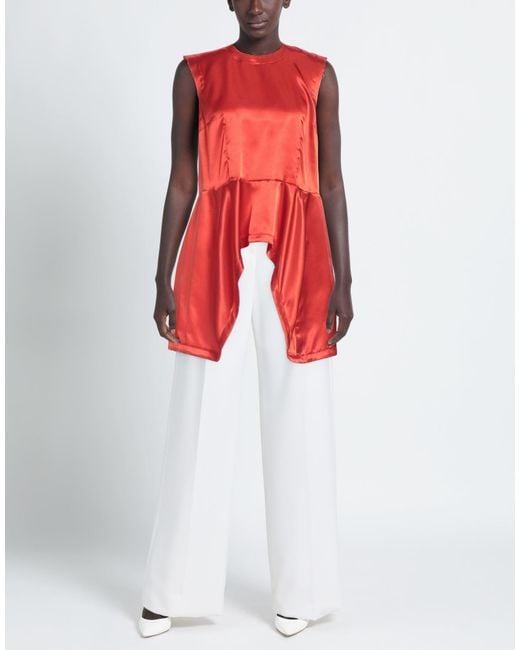 Top Comme des Garçons de color Red