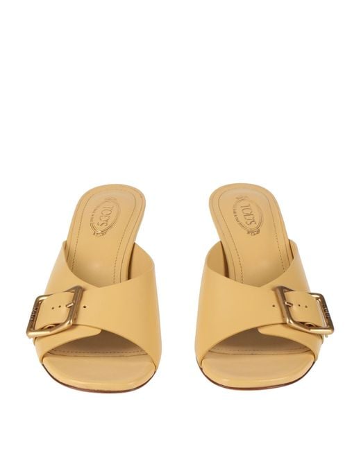 Tod's Metallic Sandals