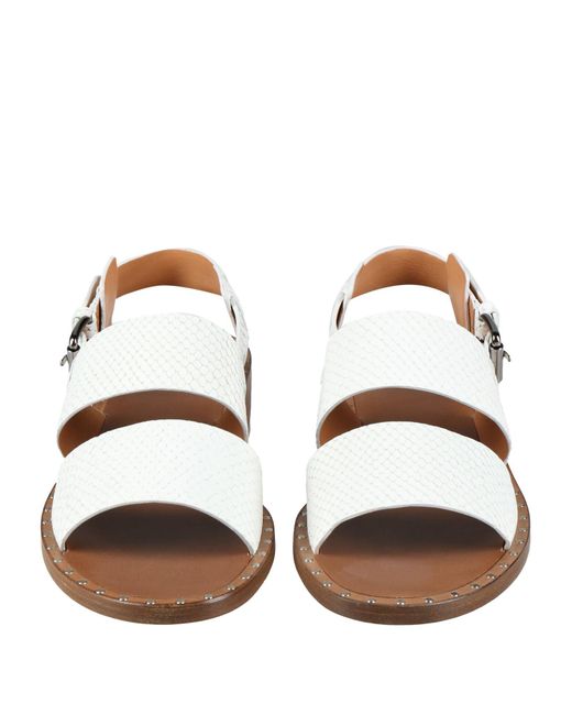 Church's White Sandals Leather