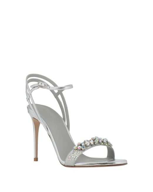 Le Silla White Sandals Leather