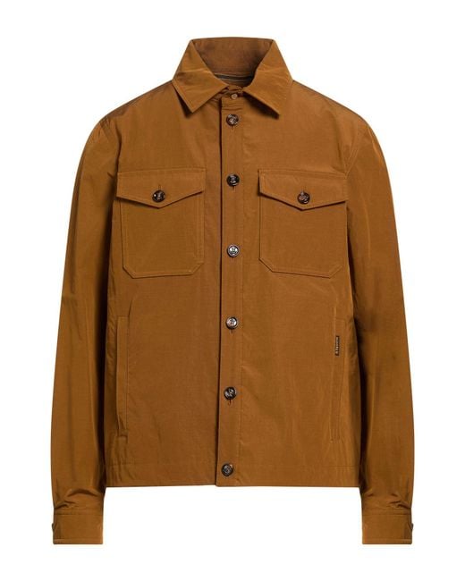 Moorer Brown Jacket Polyester, Polyamide, Cotton for men