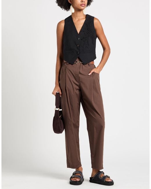 Brunello Cucinelli Black Tailored Vest Cotton, Polyamide