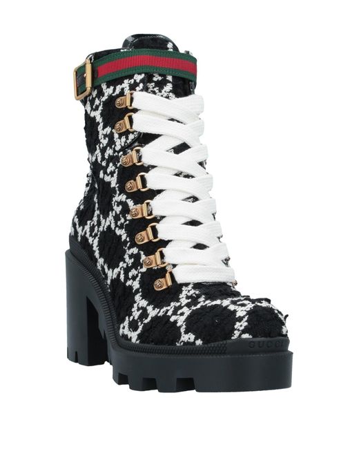 gg tweed ankle boot
