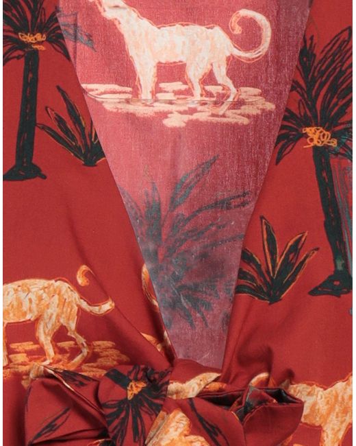 Amotea Red Rust Top Cotton