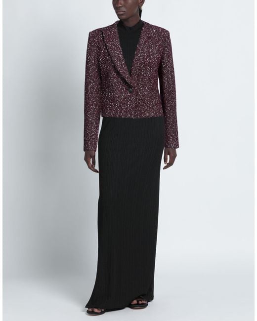 Rag & Bone Purple Plum Blazer Wool, Polyester, Acrylic, Nylon