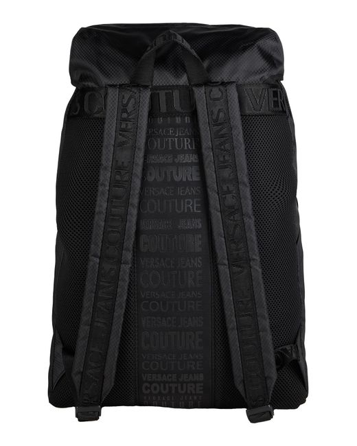 Mochila Versace Jeans Couture de hombre de color Black