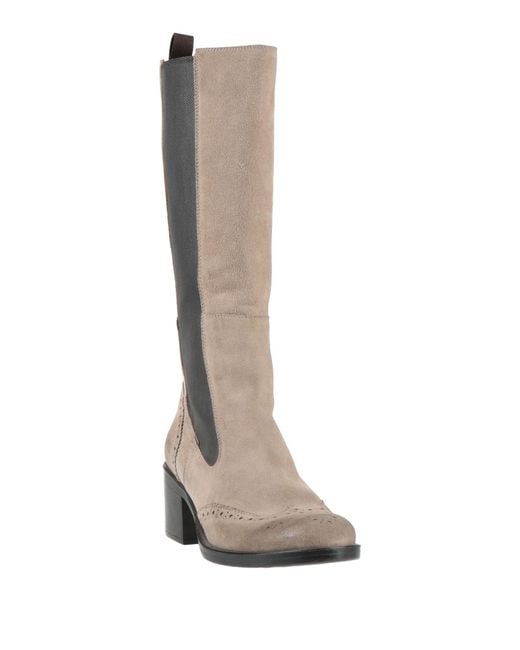 Frau White Sand Boot Leather