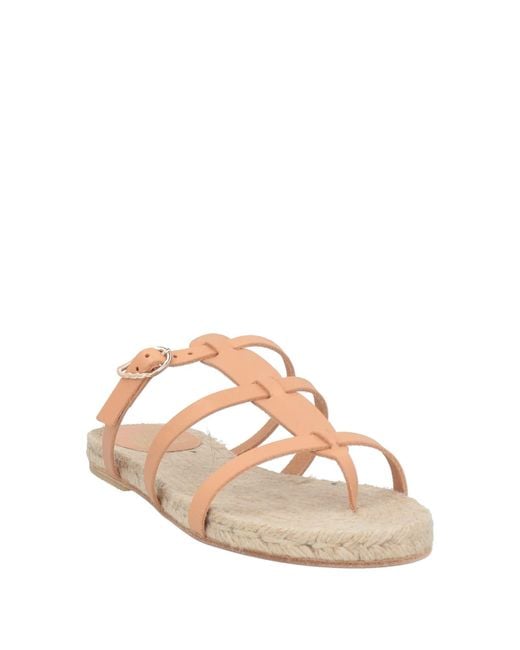 Castaner Pink Blush Thong Sandal Leather