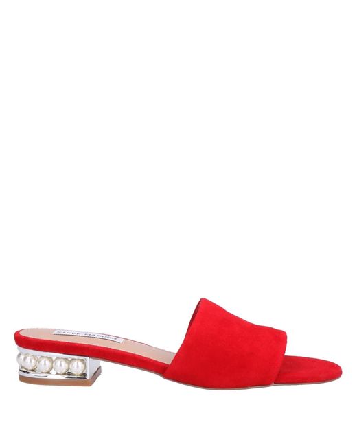 steve madden sandals red
