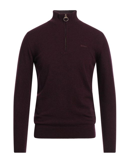 Barbour Purple Turtleneck for men