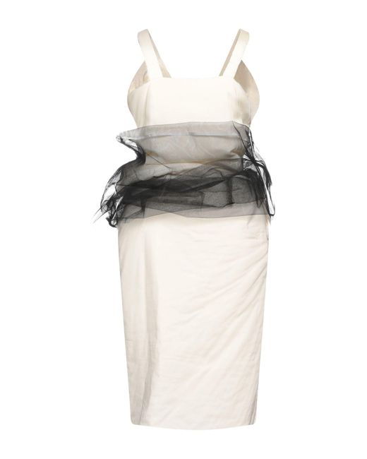 Maison Margiela Natural Midi-Kleid