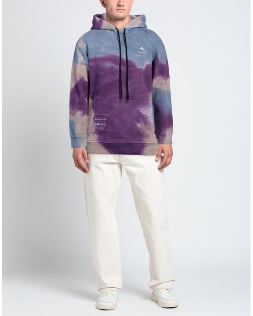 Mauna Kea Purple Sweatshirt Cotton for men