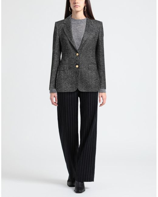 Tagliatore 0205 Black Blazer Wool, Alpaca Wool, Polyamide, Elastane