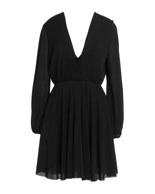 SOLOTRE Black Mini-Kleid