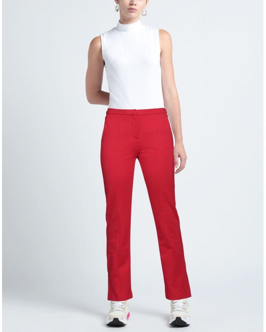 Karl Lagerfeld Red Trouser