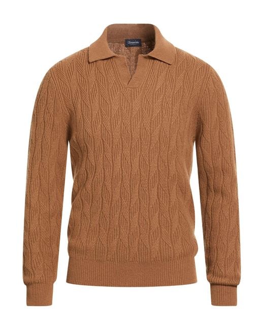 Drumohr Brown Jumper for men