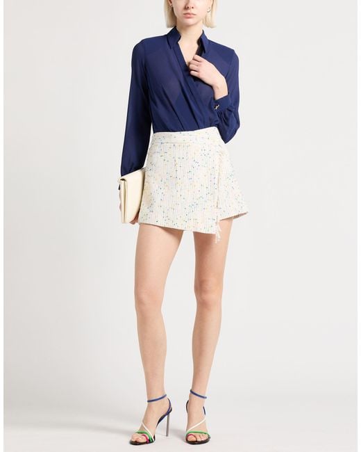 Elisabetta Franchi Blue Bodysuit Polyester