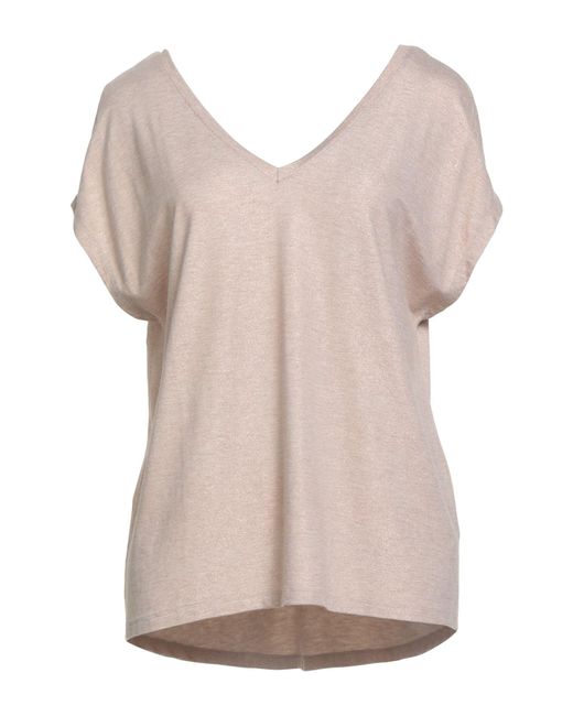 Majestic Filatures Pink T-Shirt Viscose, Elastane