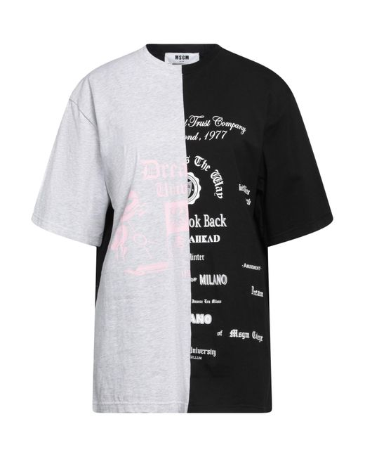 T-shirt MSGM en coloris Black