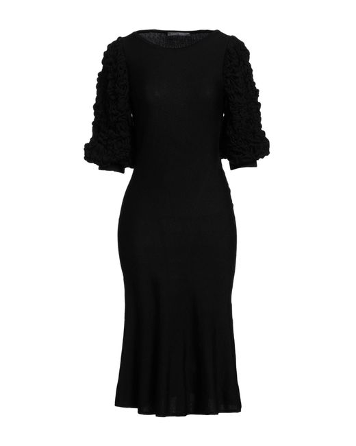 Vestido midi Alberta Ferretti de color Black