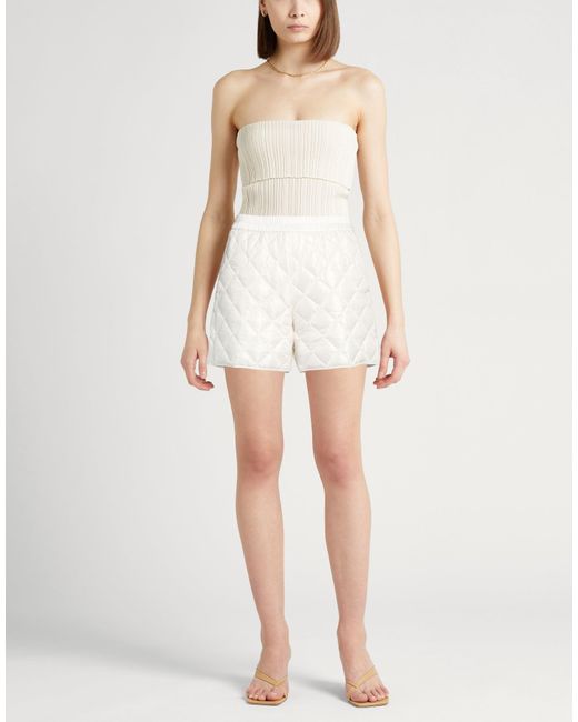 Peserico White Easy Shorts & Bermuda Shorts Nylon