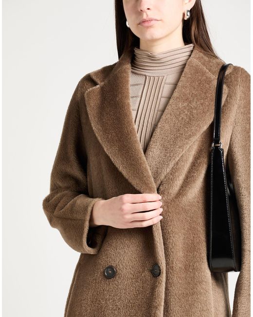 Max Mara Brown Shearling- & Kunstfell