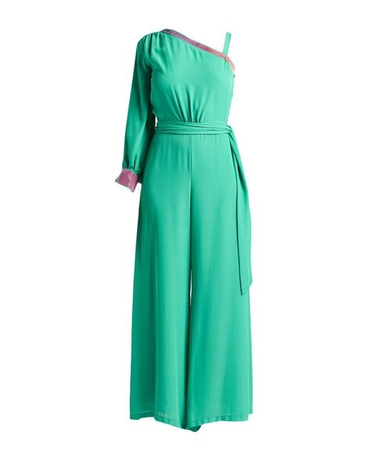Carla Montanarini Green Jumpsuit