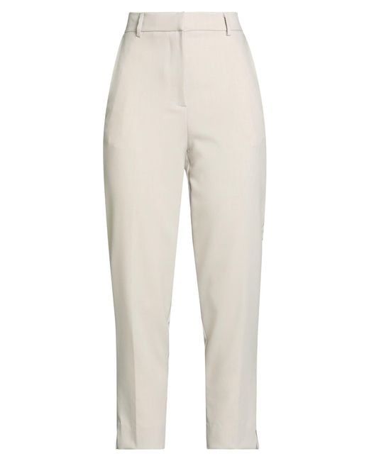 SOLOTRE White Sand Pants Polyester, Elastane
