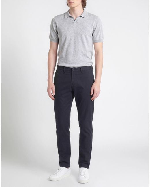 Dockers Blue Midnight Pants Cotton, Elastane for men