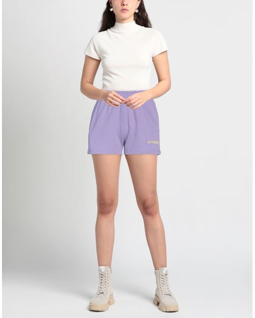 LIVINCOOL Purple Shorts & Bermuda Shorts