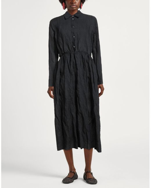 Hache Black Midi Dresses