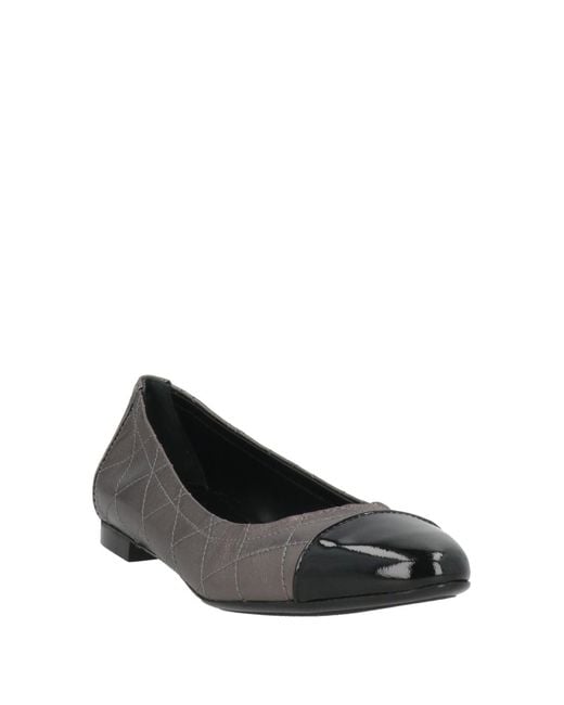 Agl Attilio Giusti Leombruni Gray Ballet Flats Leather