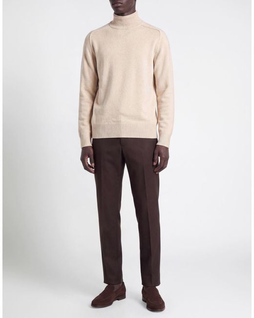 Paolo Pecora White Turtleneck for men