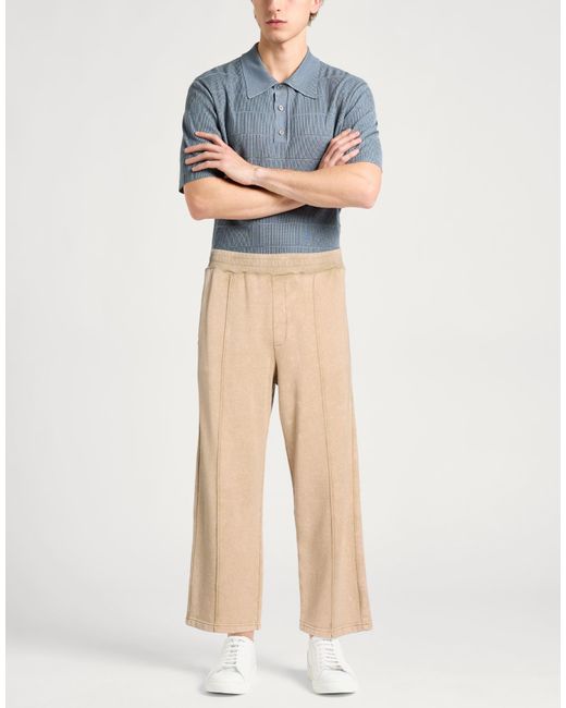 Roberto Collina Natural Pants Cotton, Elastane for men