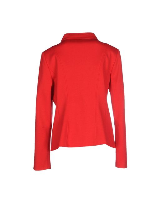 SEVENTY SERGIO TEGON Red Jacket Wool, Elastane