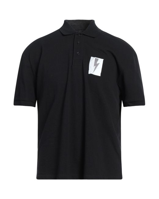 Neil Barrett Black Polo Shirt for men