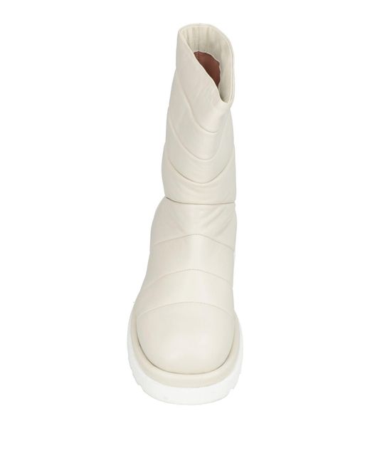 Ixos White Ankle Boots