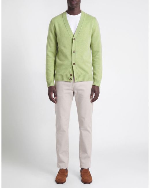 Roda Green Cardigan for men