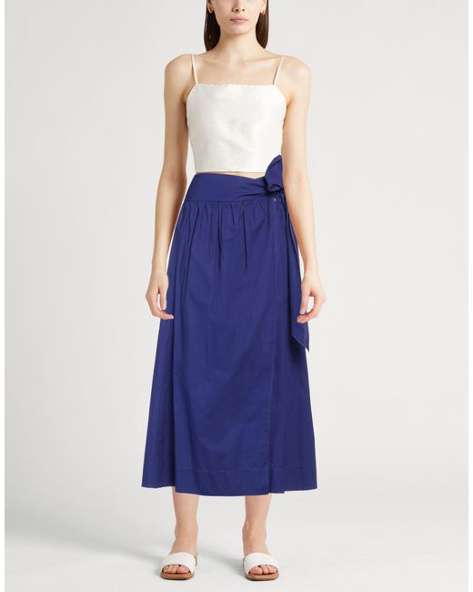 Forte_forte Blue Midi Skirt