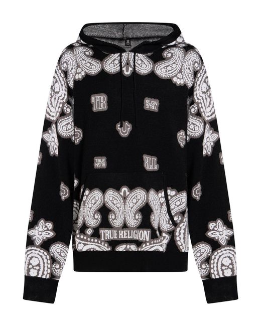 Pullover True Religion de hombre de color Black