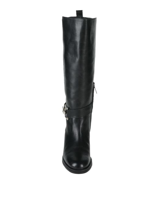 Baldinini Black Boot Leather