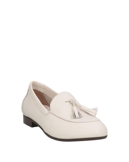 RANYÉ White Loafers Leather