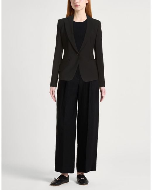 Dondup Black Blazer Polyester, Virgin Wool, Elastane