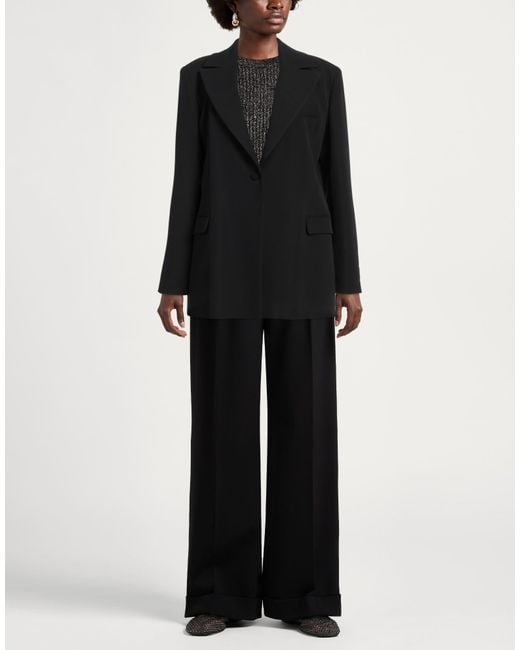 Jijil Black Blazer Polyester, Elastane