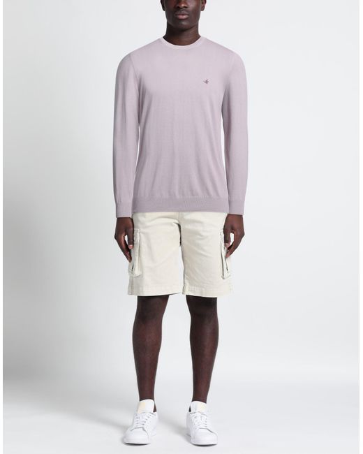 Brooksfield Purple Sweater Cotton for men