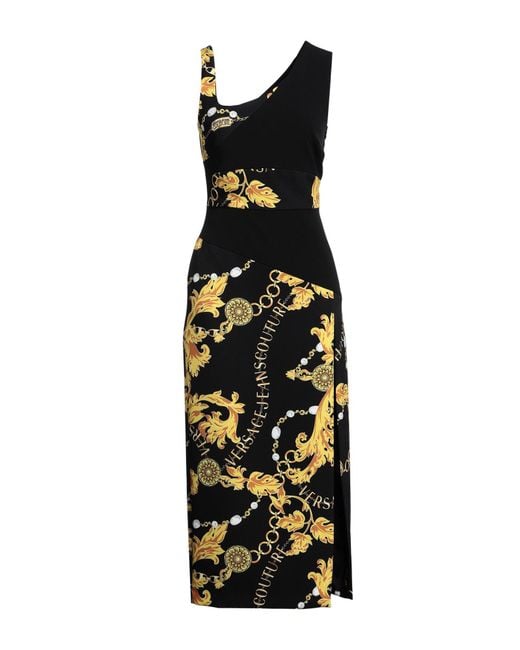 Vestito Midi di Versace Jeans Couture in Black